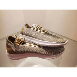 𝅺Dengchen Mens GM7M Fashion or Sport Sneakers, Tan, Mens 8.5 Womens 11.5 Unisex